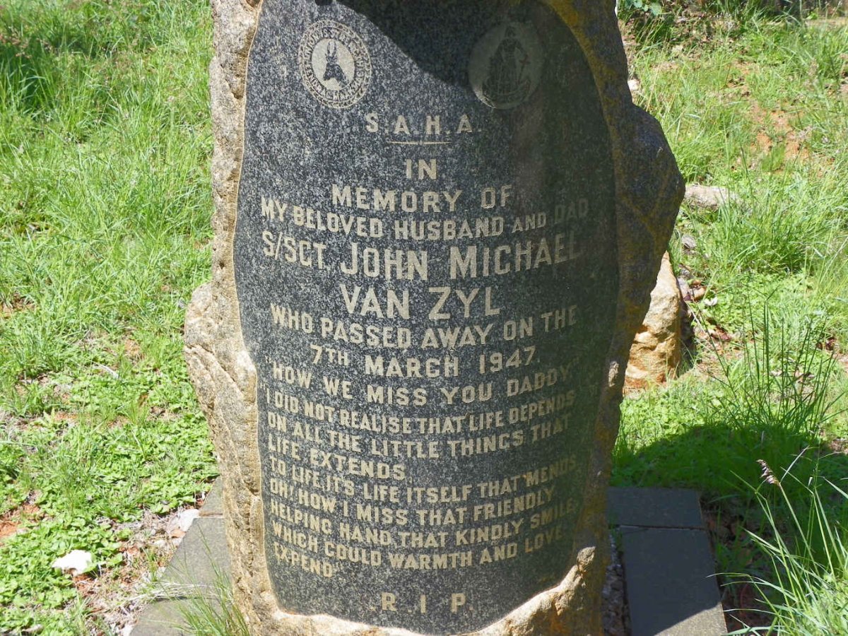 ZYL John Michael, van -1947