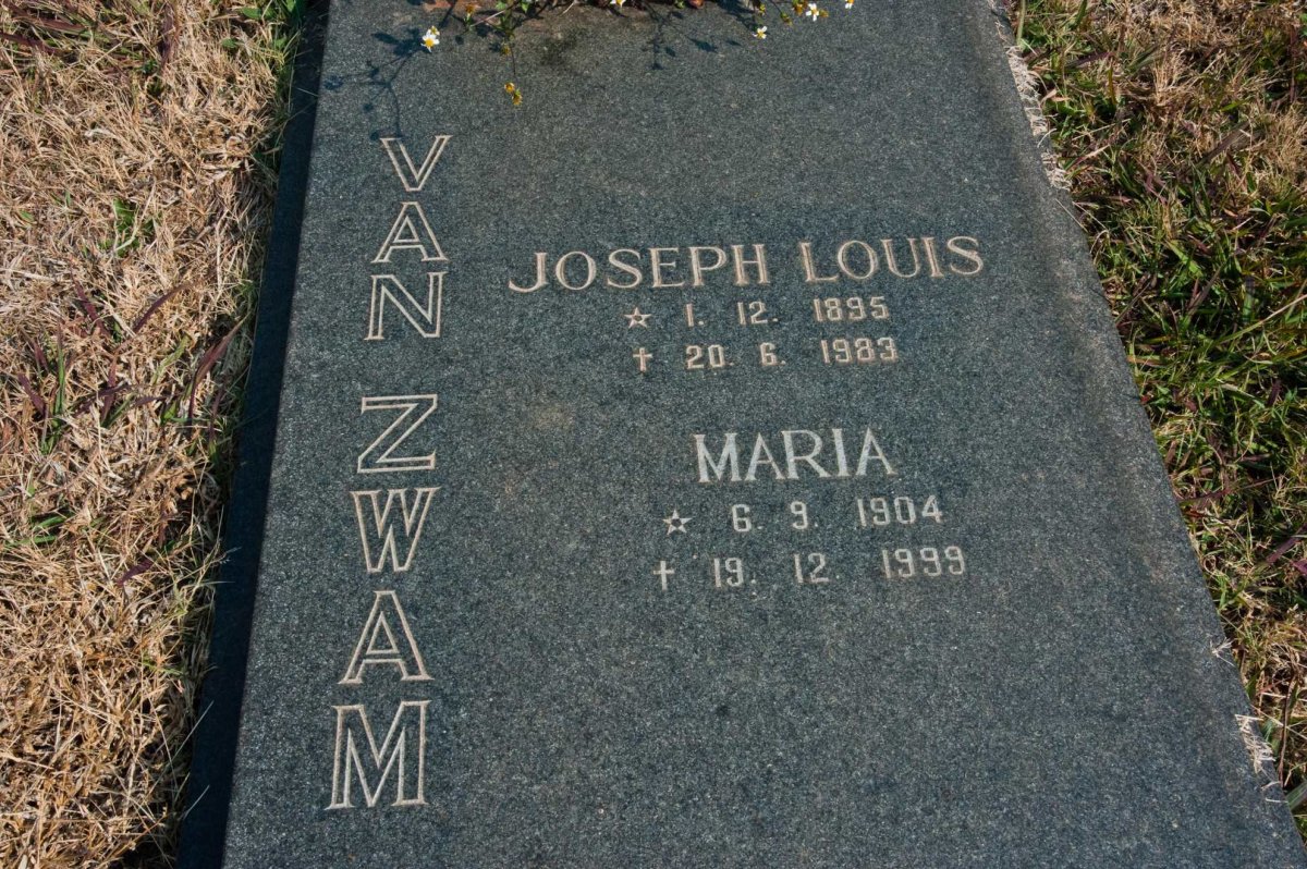 ZWAM Joseph Louis, van 1895-1983 &amp; Maria 1904-1999