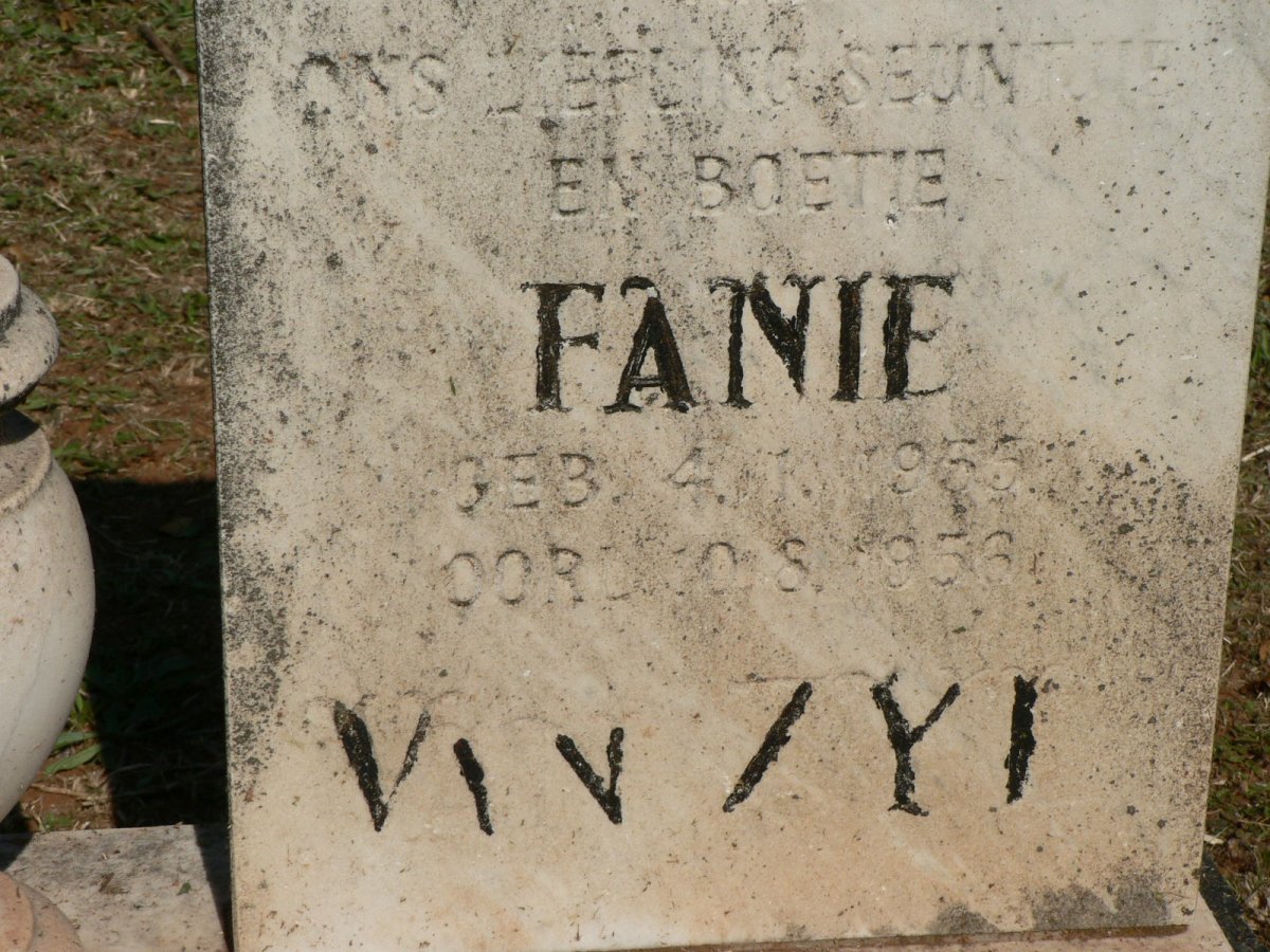 ZYL Fanie, van 1955-1956