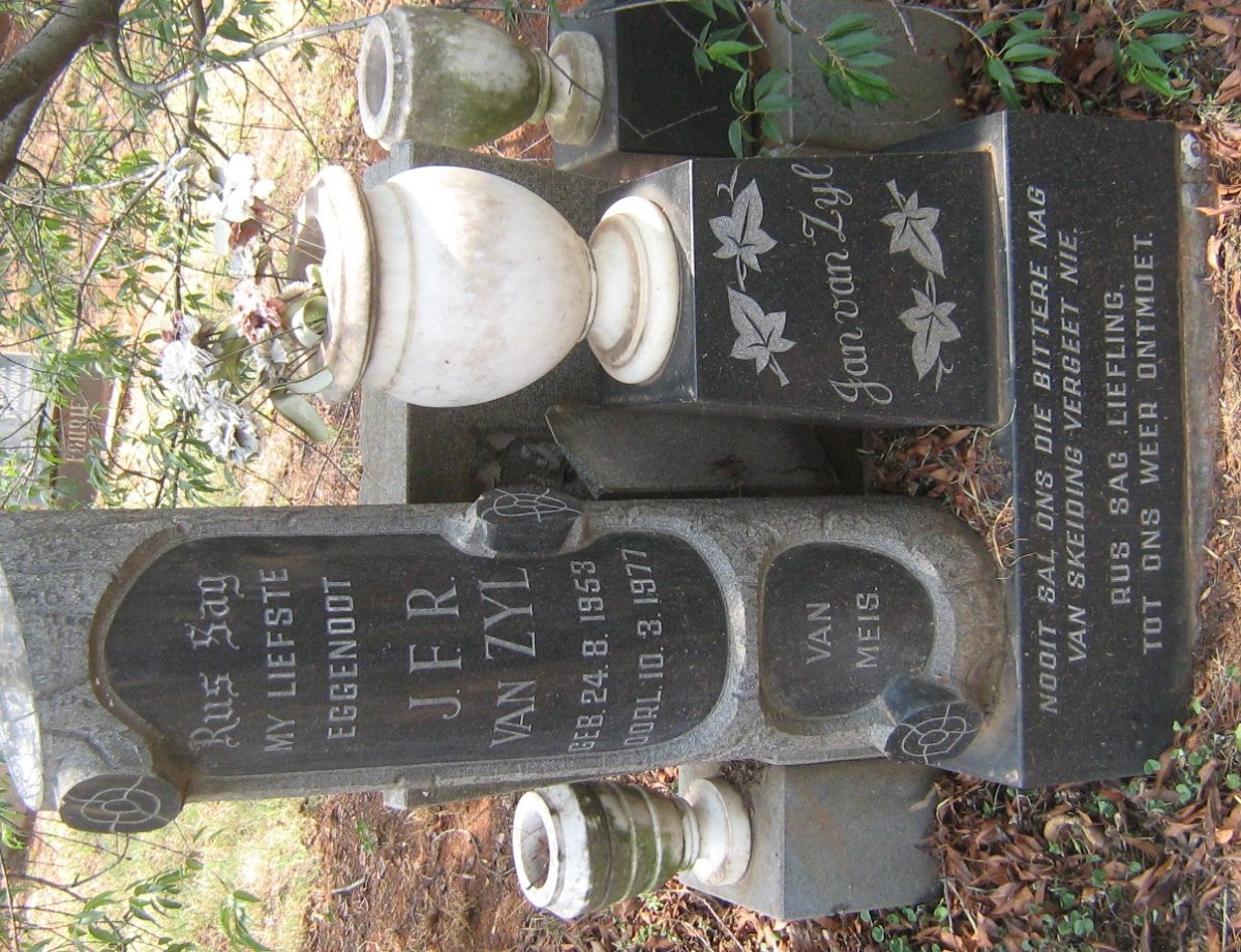 ZYL J.F.R., van 1953-1977
