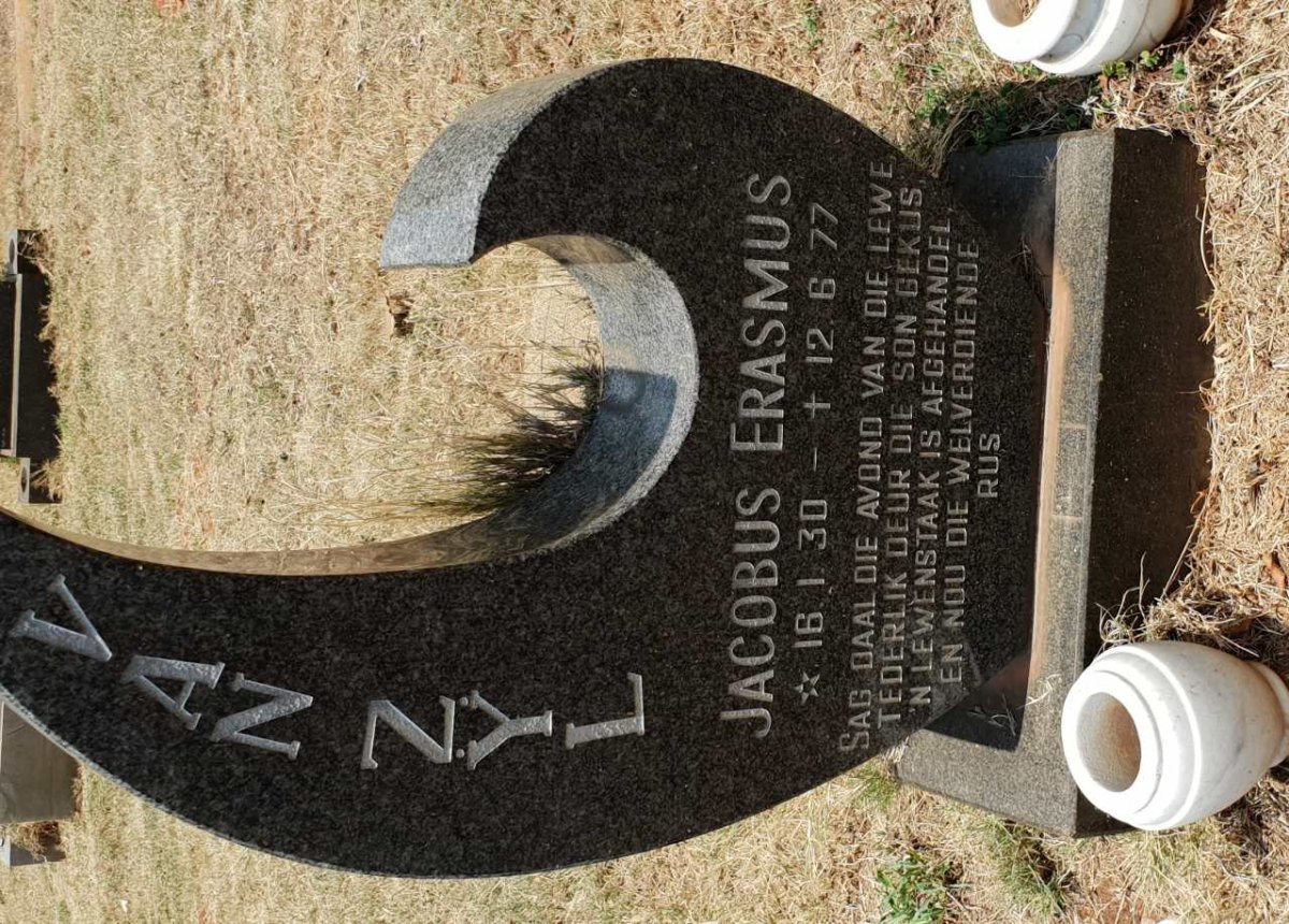 ZYL Jacobus Erasmus, van 1930-1977