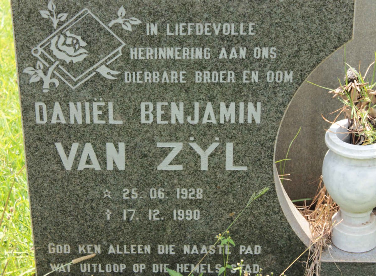 ZYL Daniël Benjamin, van 1928-1990