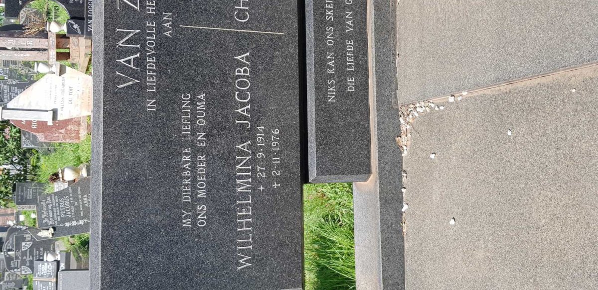 ZYL Wilhelmina Jacoba, van 1914-1976
