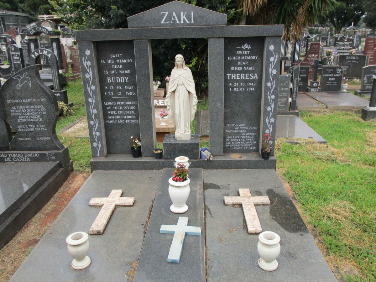 ZAKI Buddy 1937-1988 &amp; Theresa 1942-2014