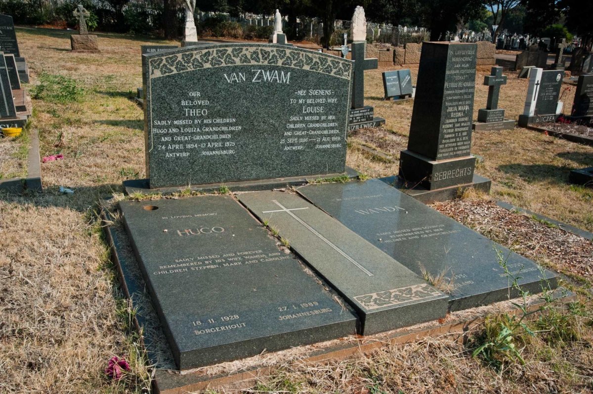 ZWAM Theo, van 1894-1975 &amp; Louise SOENENS 1896-1969 :: VAN ZWAM Hugo 1928-1989 &amp; Wanda 1931-2005