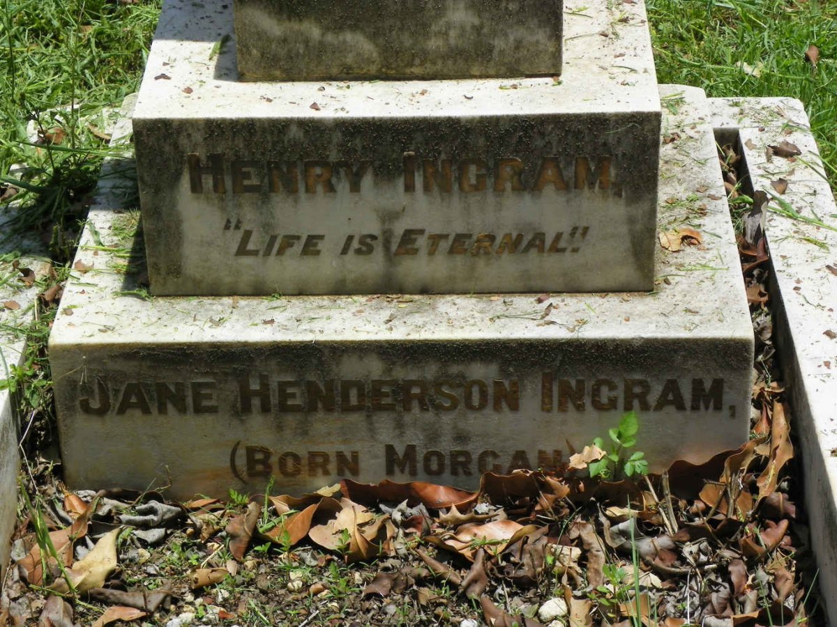 INGRAM Henry &amp; Jane Henderson MORGAN