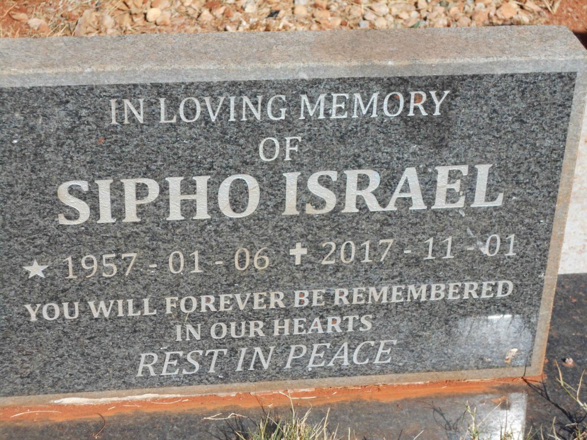 ISRAEL Sipho 1957-2017