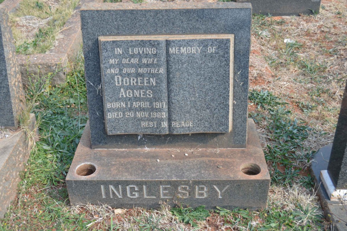 INGLESBY Doreen Agnes 1917-1963