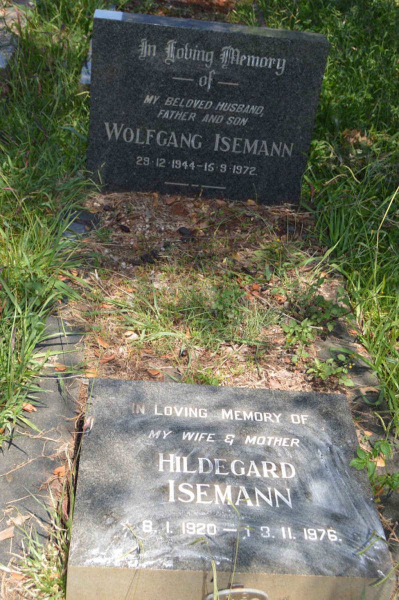 ISEMANN Hildegard 1920-1976 :: ISEMANN Wolfgang 1944-1972