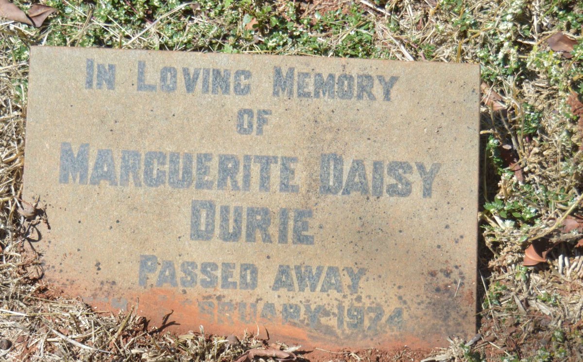 DURIE Marguerite Daisy -1974