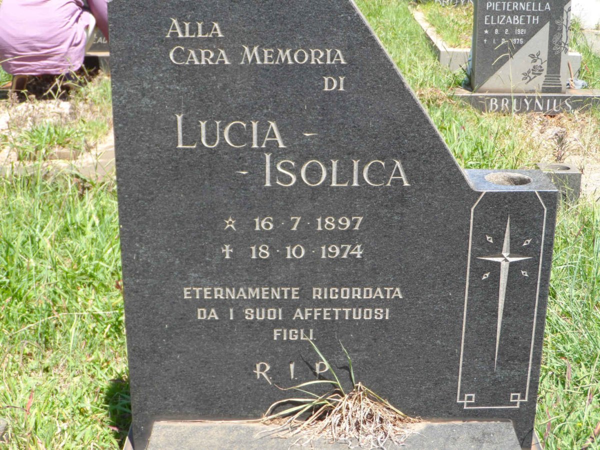 ISOLICA Lucia 1897-1974