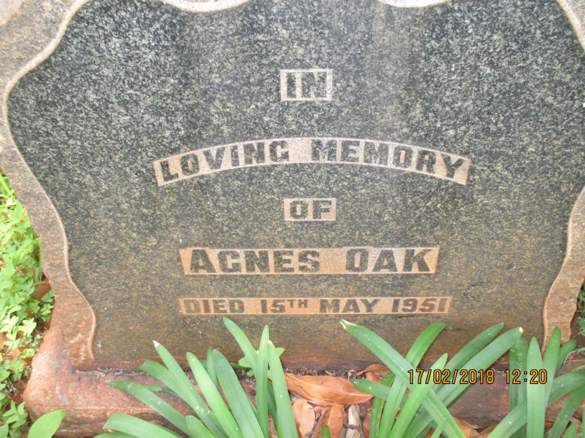 OAK Agnes -1951
