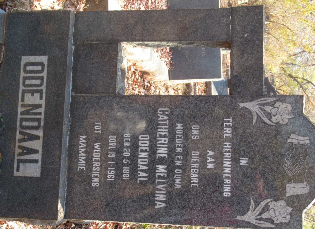 ODENDAAL Catherine Melvina 1881-1961
