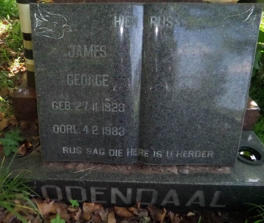 ODENDAAL James George 1929-1983