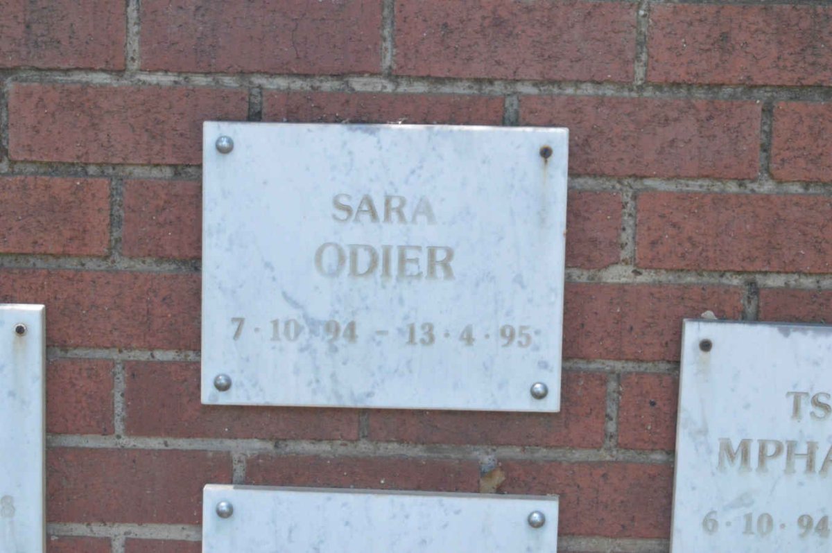 ODIER Sara 1994-1995