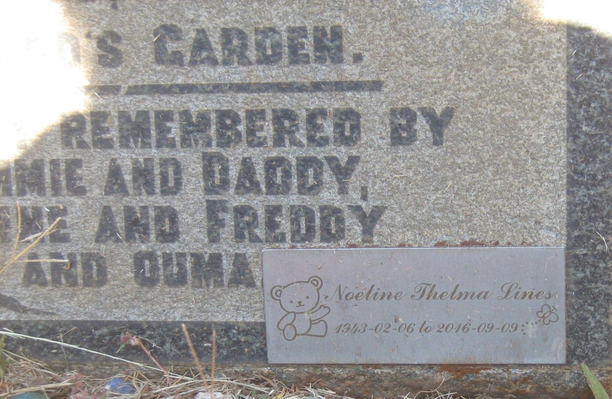 ODENDAAL Oupa 1886-1955 :: LINES Noeline Thelma 1943-2016 :: ALLEN Andrew John 1953-1954