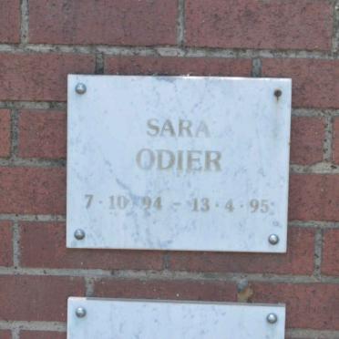 ODIER Sara 1994-1995