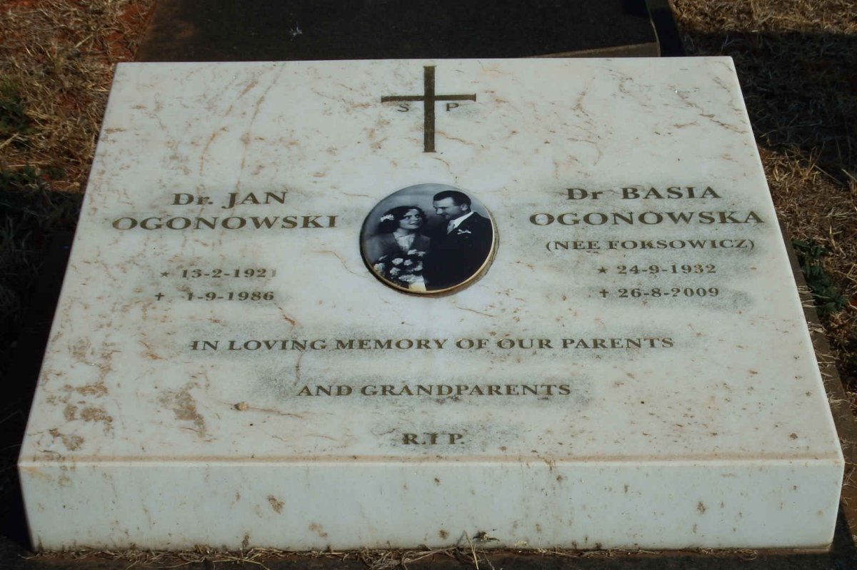 OGONOWSKI Jan 192?-1986 &amp; Basia FOKSOWICZ 1932-2009