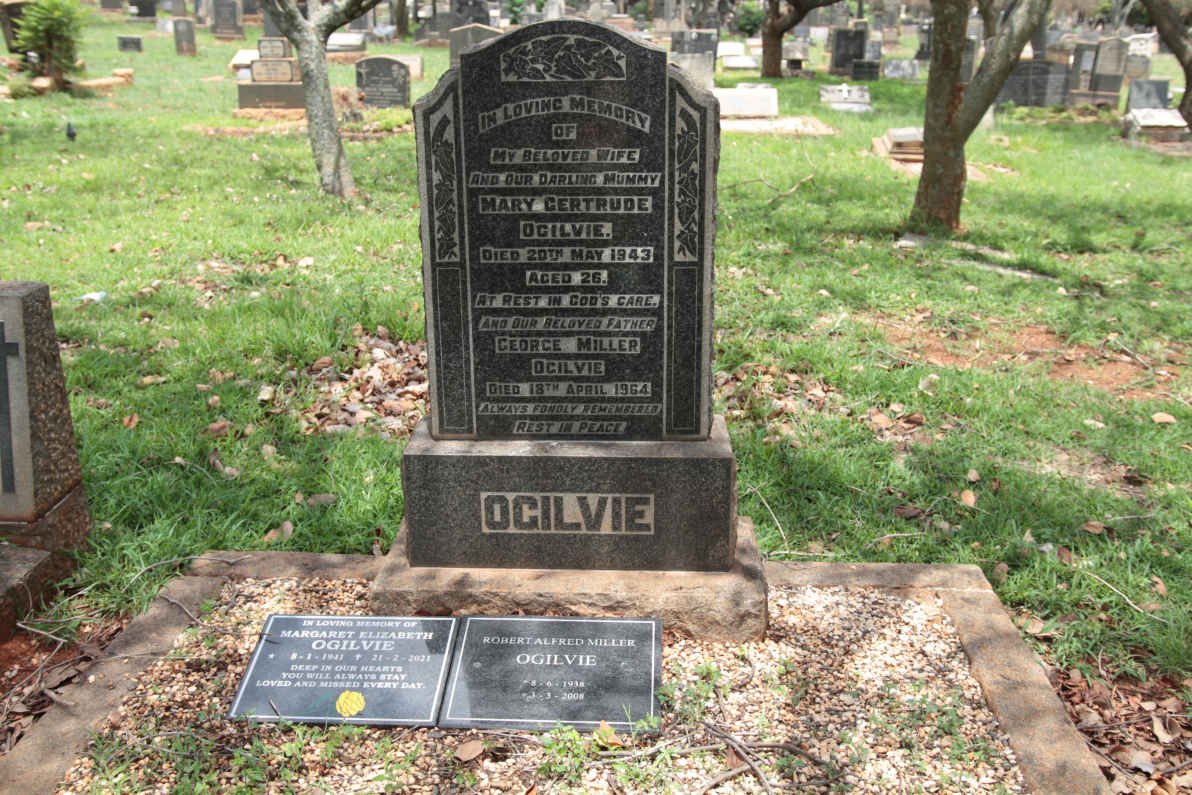 OGILVIE George Miller -1964 &amp; Mary Gertrude -1943
