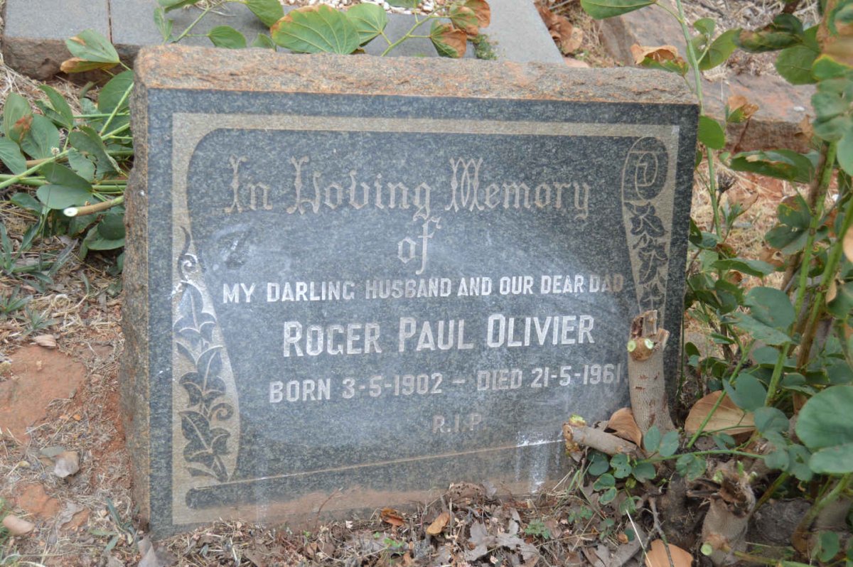 OLIVIER Roger Paul 1902-1961