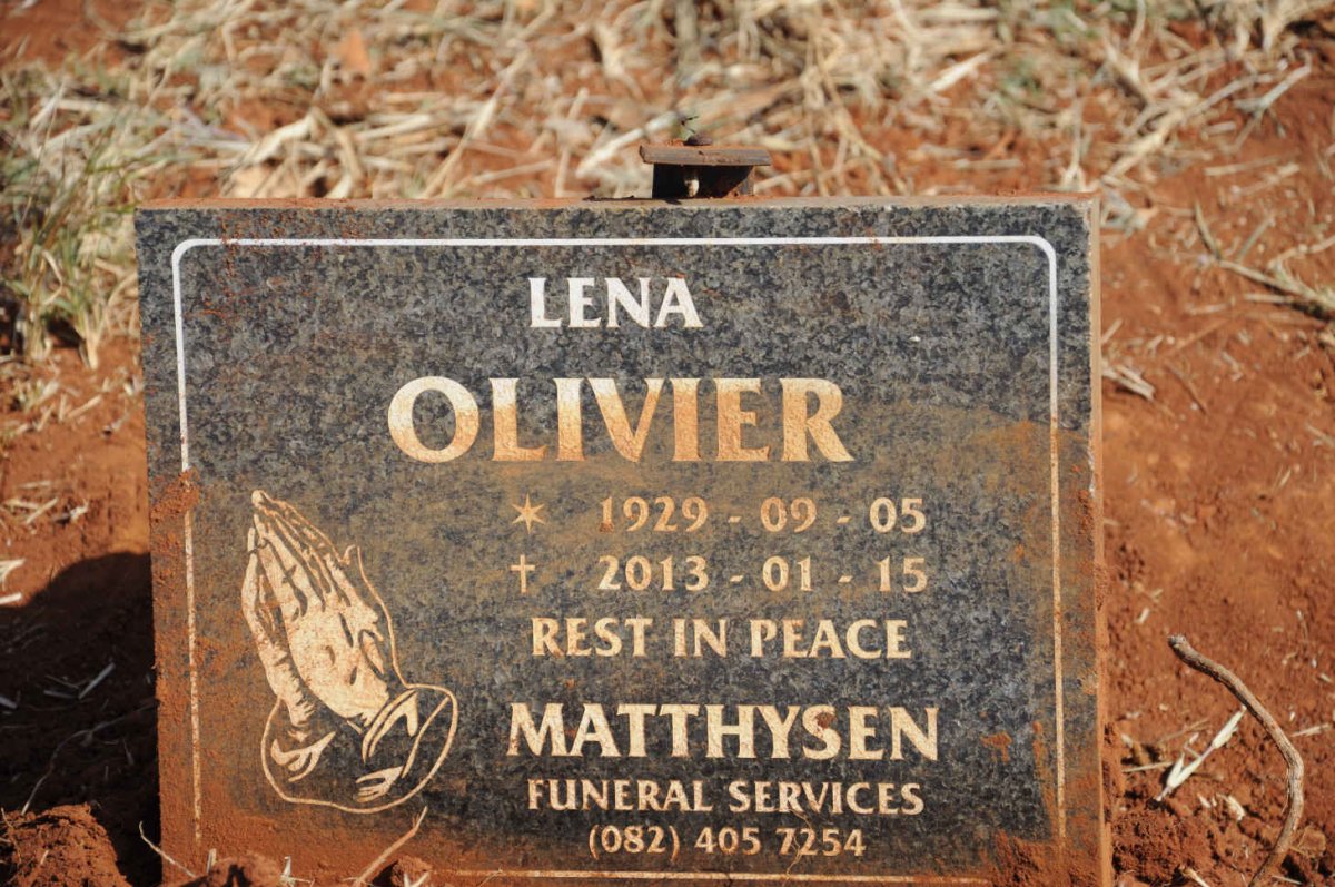OLIVIER Lena 1929-2013