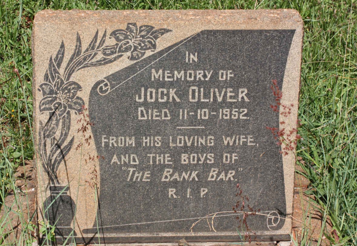 OLIVER Jock -1952