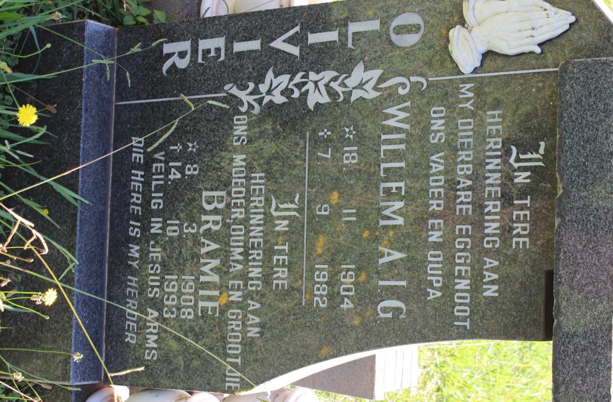 OLIVIER Willem A.I.G. 1904-1982 &amp; Bramie 1908-1993