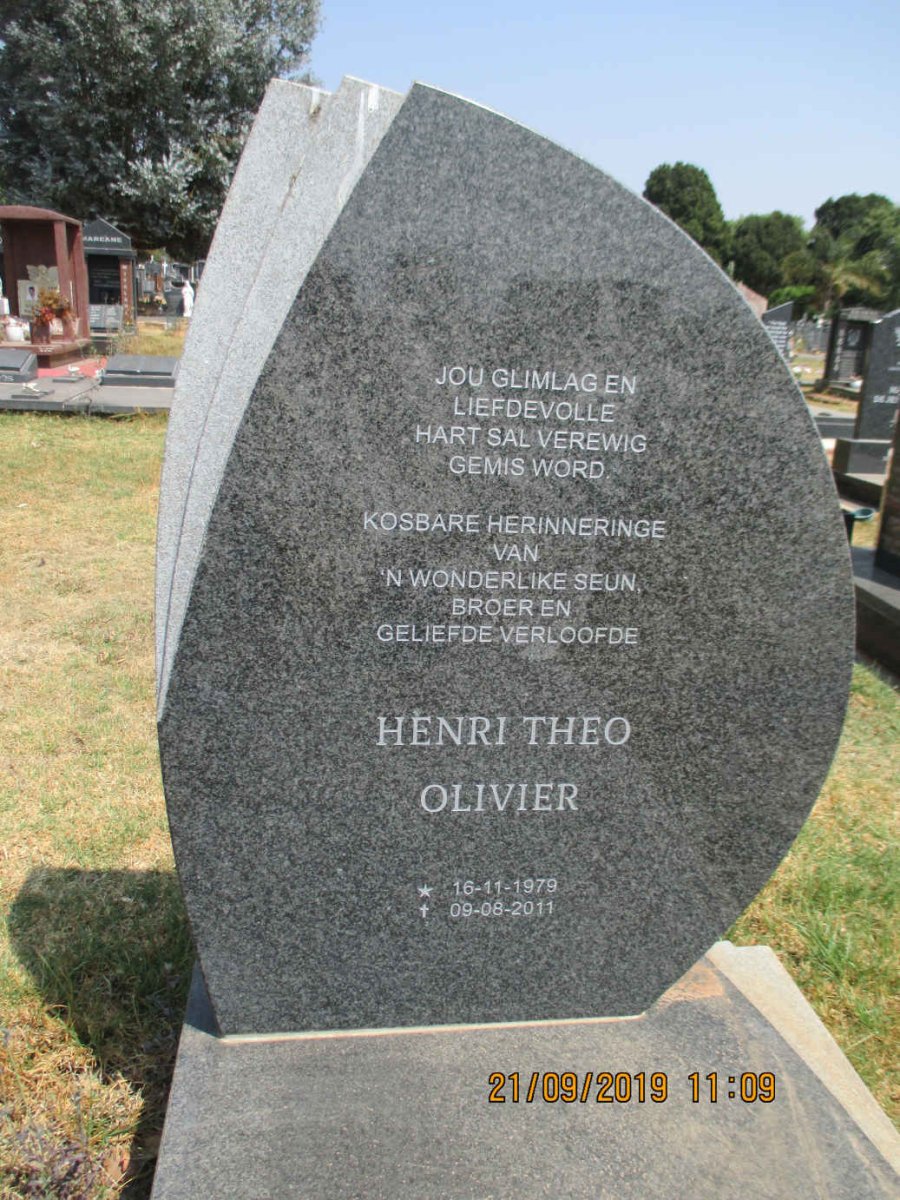 OLIVIER Henri Theo 1979-2011