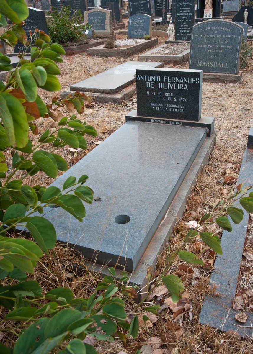OLIVEIRA  Antonio Fernandes, de 1925-1978