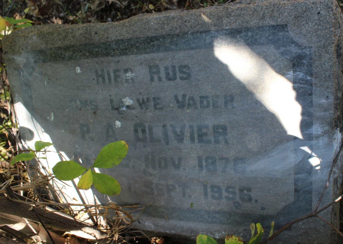 OLIVIER P.A. 1876-1956