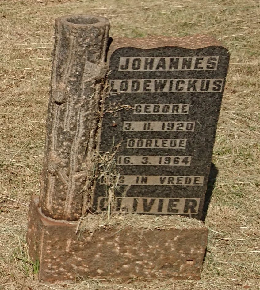 OLIVIER Johannes Lodewickus 1920-1964