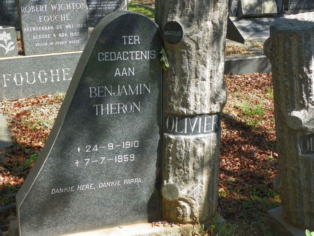 OLIVIER Benjamin Theron 1910-1959