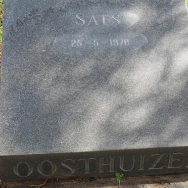 OOSTHUIZEN Sats -1970