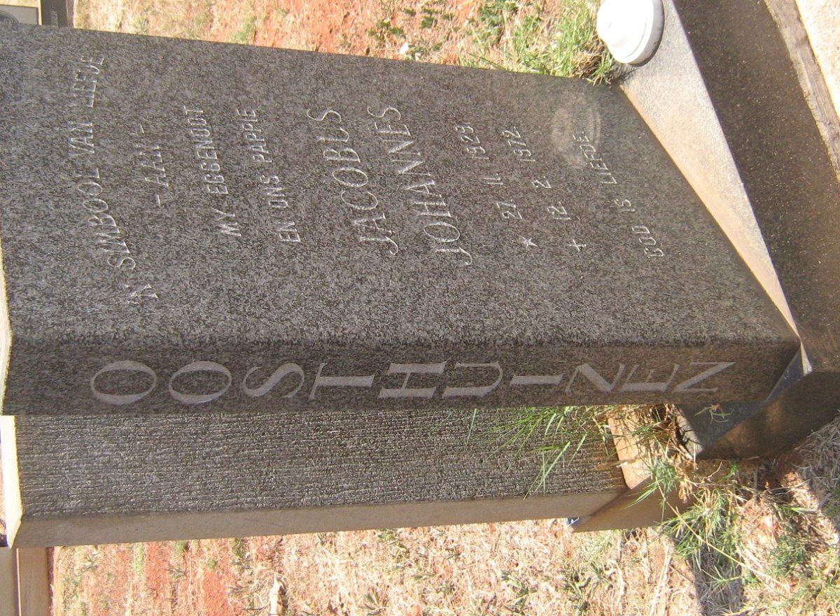 OOSTHUIZEN Jacobus Johannes 1929-1972