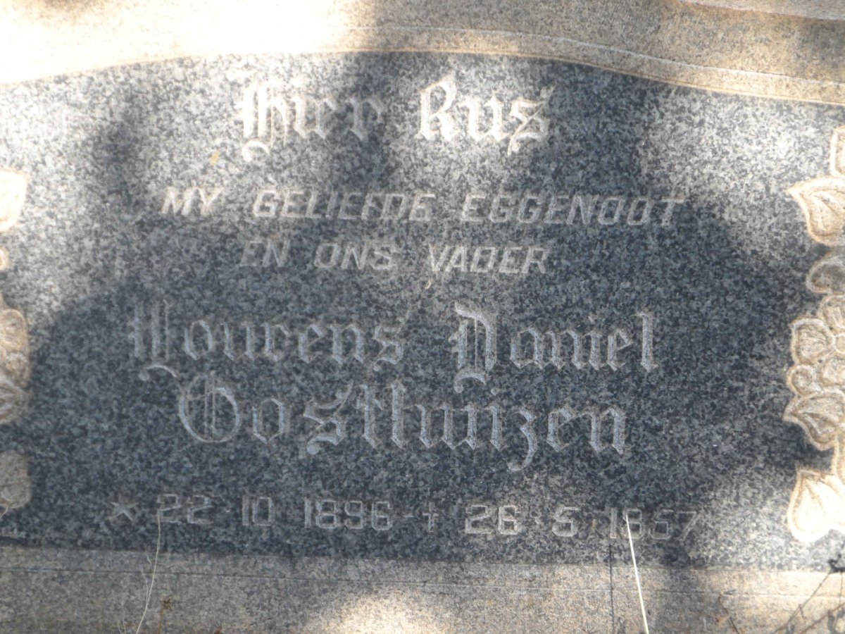 OOSTHUIZEN Lourens Daniel 1896-1957