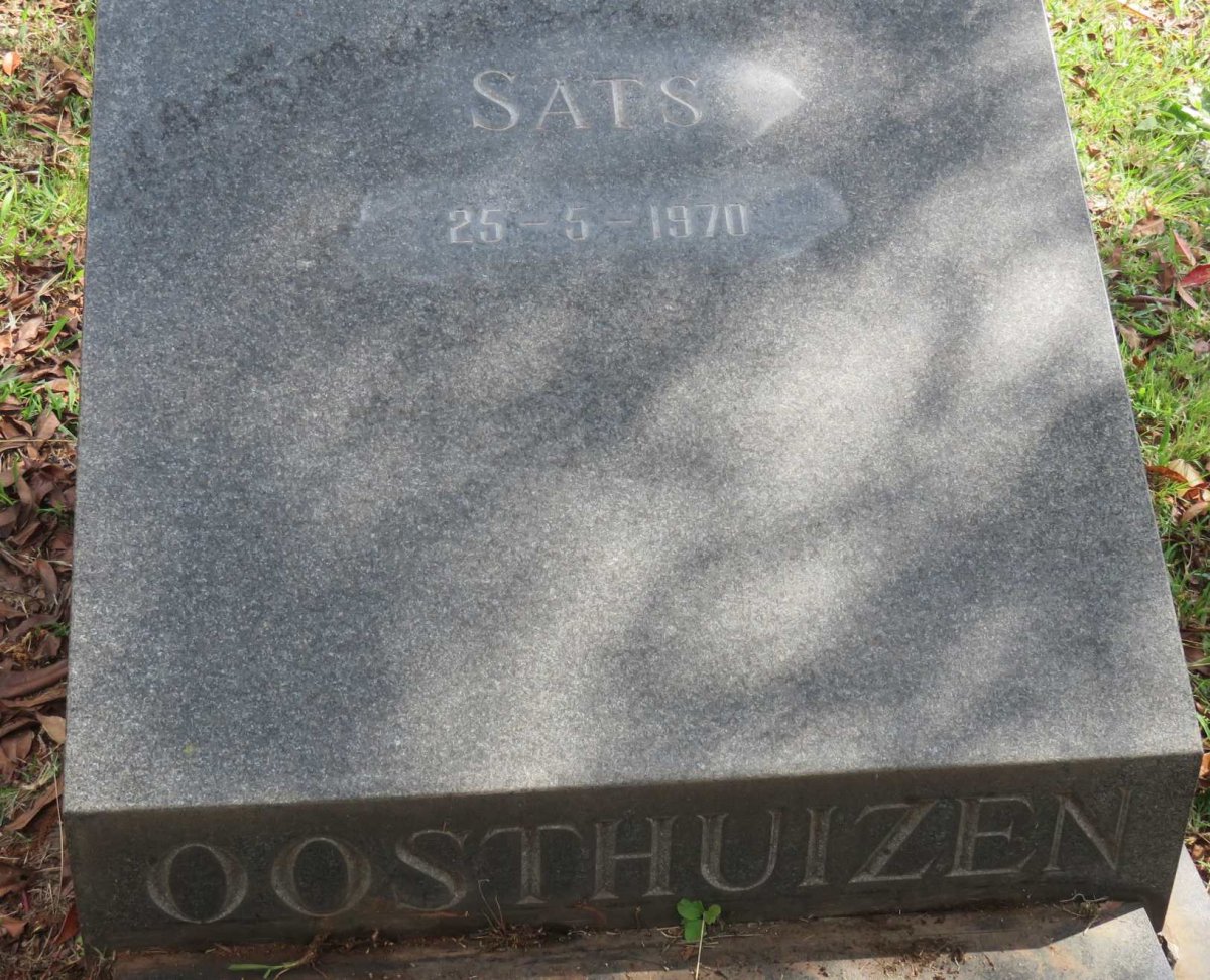 OOSTHUIZEN Sats -1970