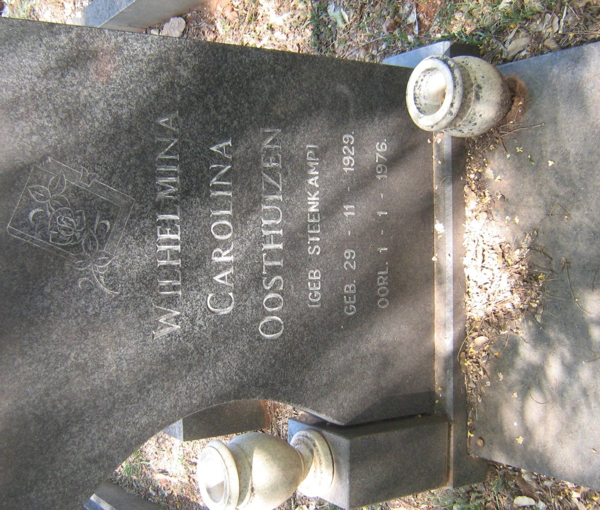 OOSTHUIZEN Wilhelmina Carolina nee STEENKAMP 1929-1976