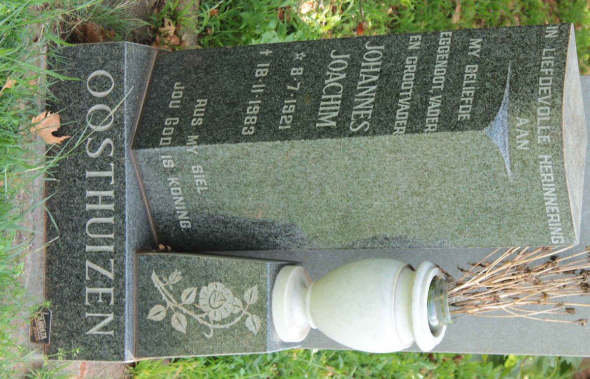 OOSTHUIZEN Johannes Joachim 1921-1983