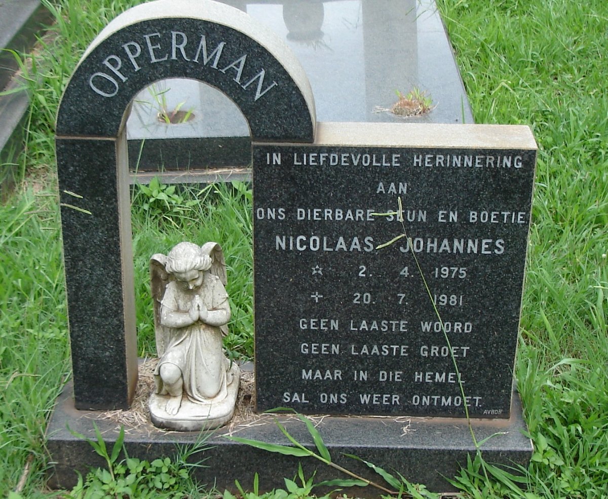 OPPERMAN Nicolaas Johannes 1975-1981