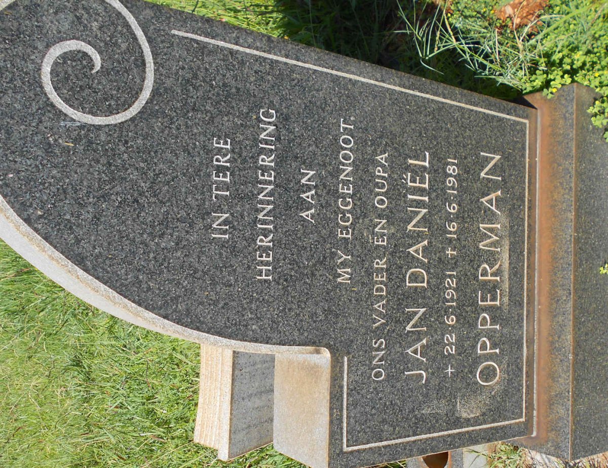 OPPERMAN Jan Daniel 1921-1981