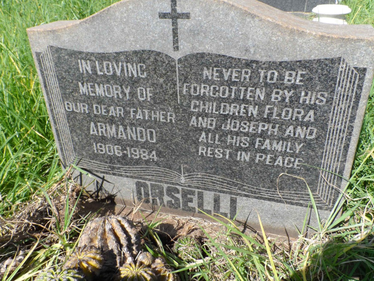 ORSELLI Armando 1906-1984