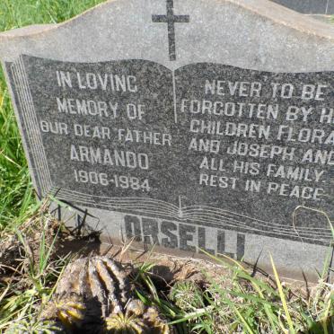 ORSELLI Armando 1906-1984