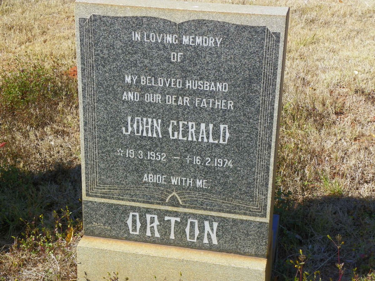 ORTON John Gerald 1952-1974