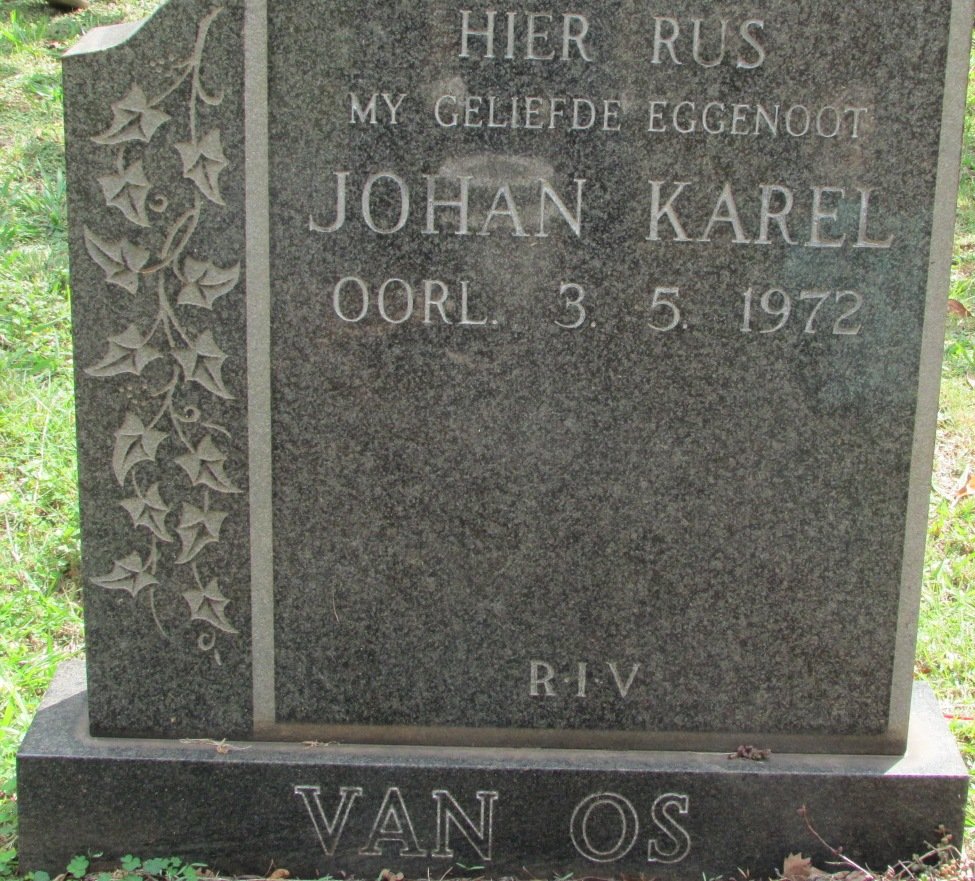 OS Johan Karel, van -1972