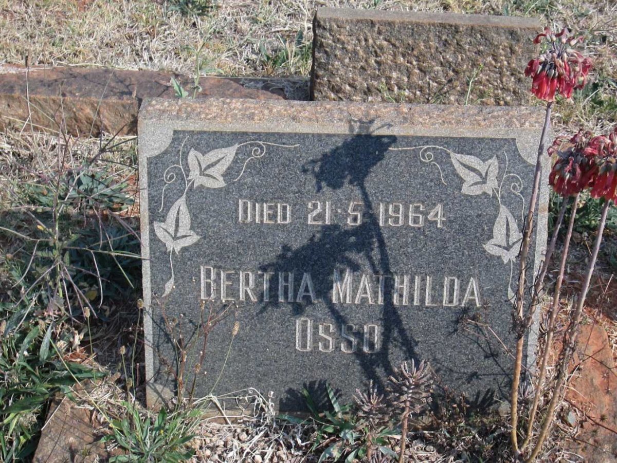 OSSO Bertha Mathilda -1964