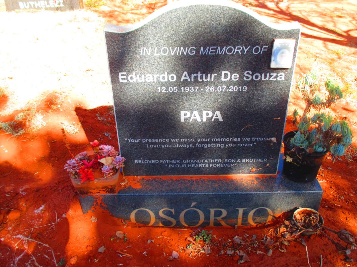 OSORIO Eduardo Artur De Souza 1937-2019