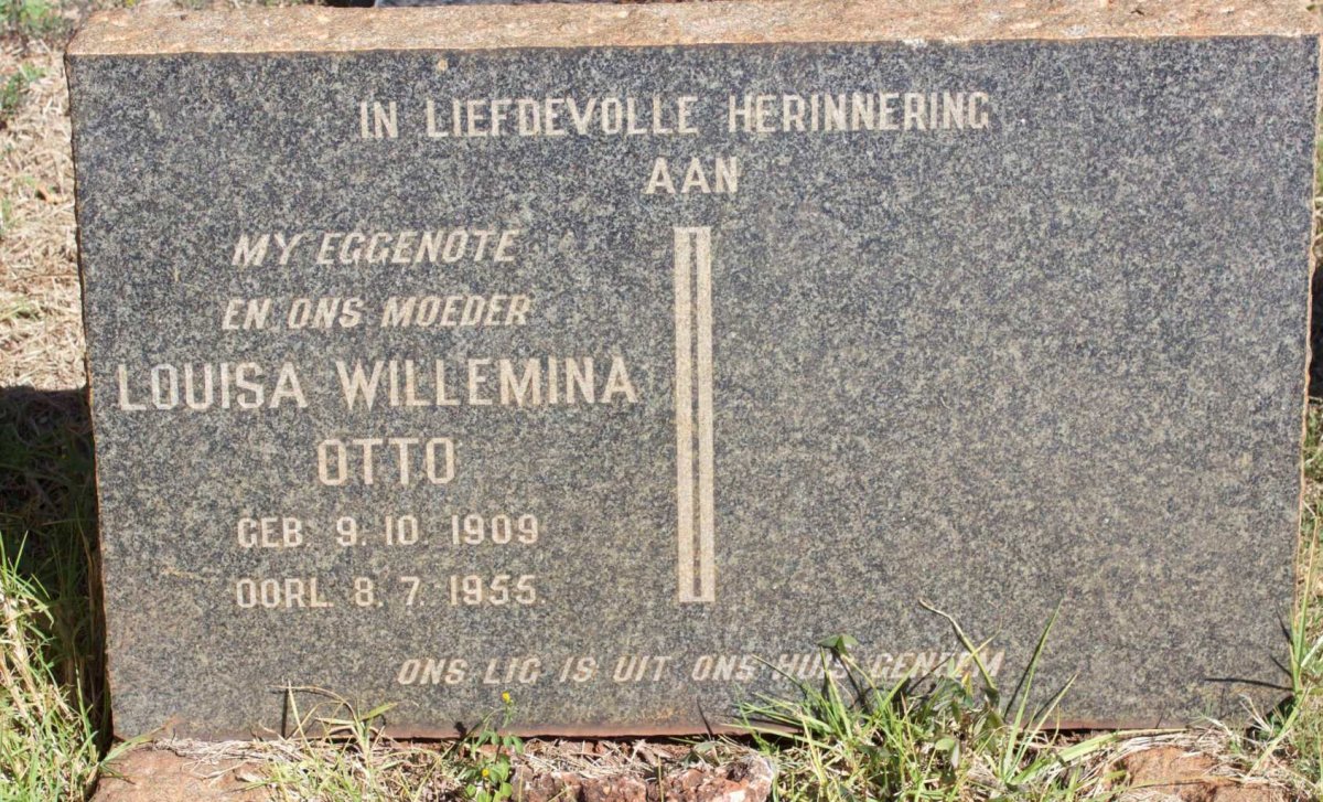 OTTO Louisa Willemina 1909-1955