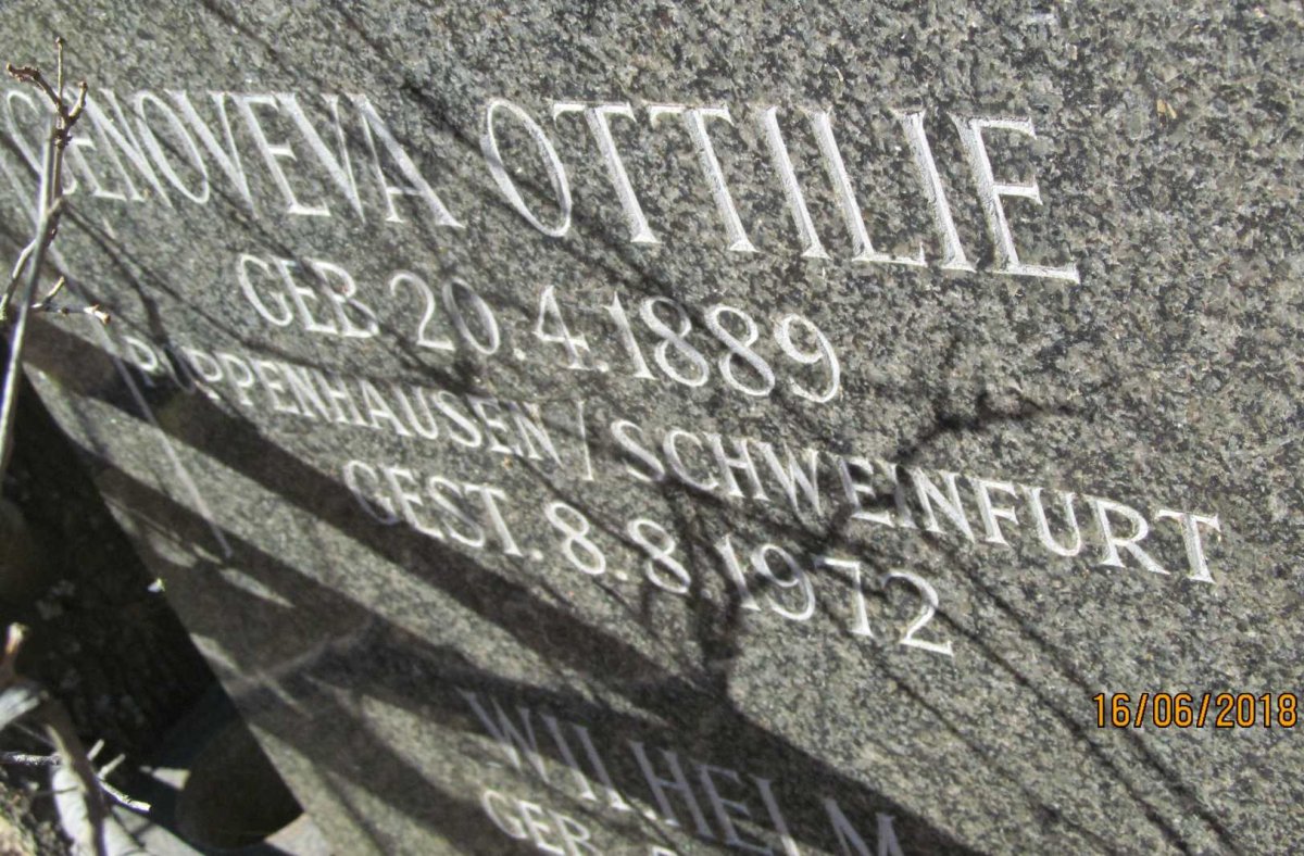 OTTO Wilhelm 1887-1972 &amp; Genoveva Ottilie 1889-1972