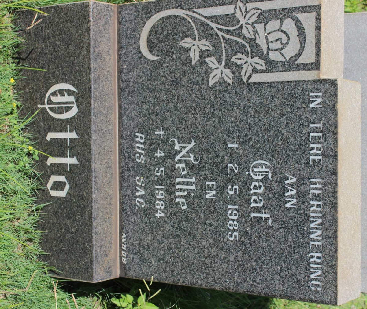 OTTO Gaaf -1985 &amp; Nellie -1984