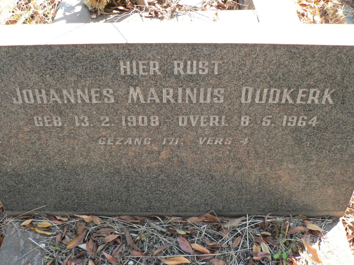 OUDKERK Johannes Marinus 1908-1964